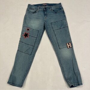 Tommy Hilfiger vintage embroidered jeans